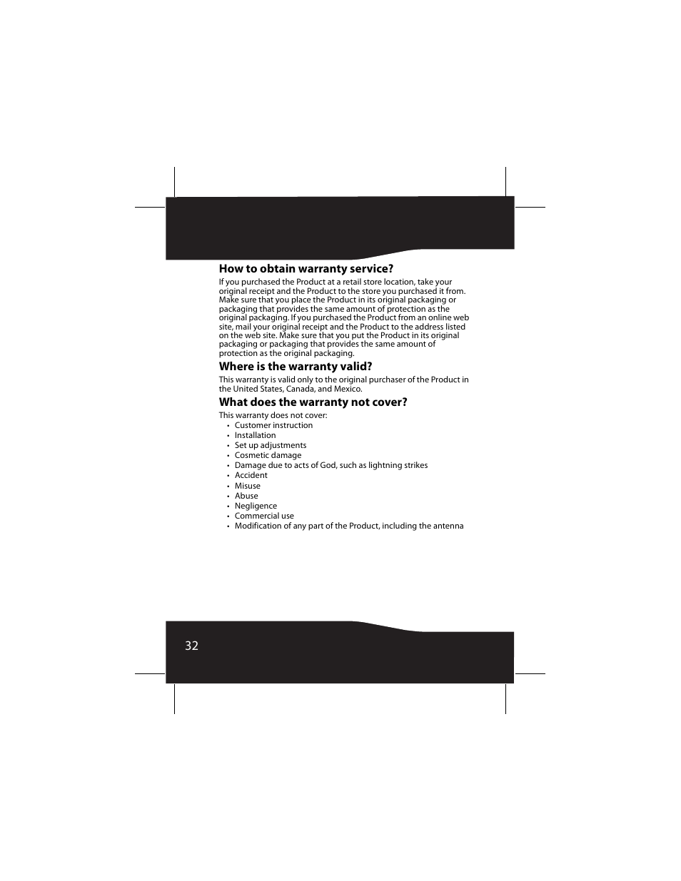 RocketFish RF-MSE14 User Manual | Page 32 / 36