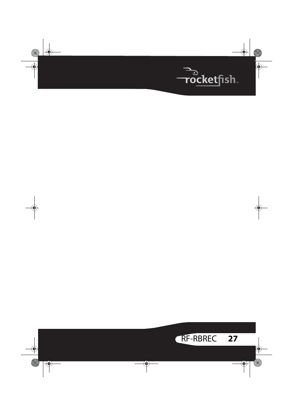 27 rf-rbrec | RocketFish RF-RBREC User Manual | Page 27 / 28