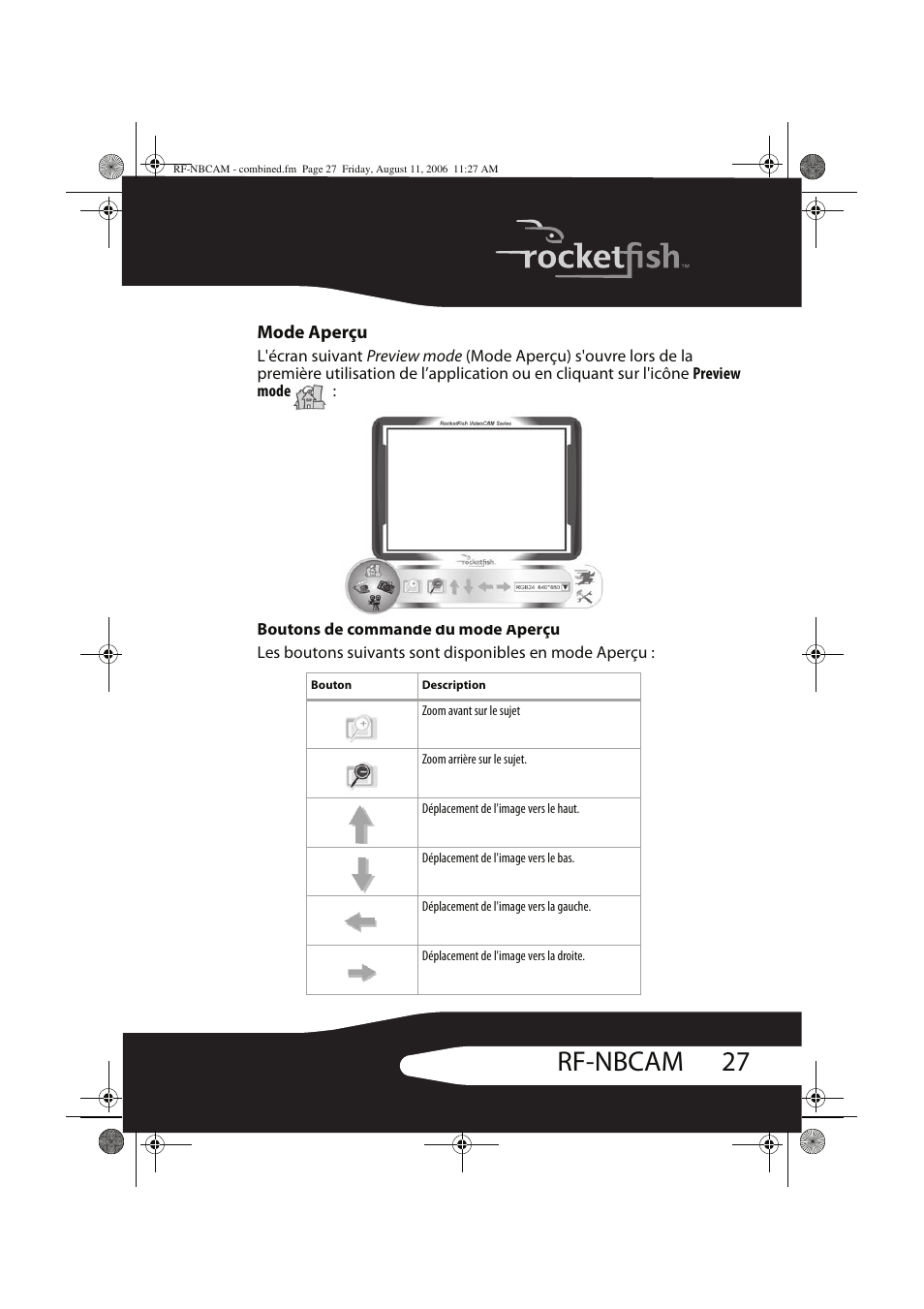 27 rf-nbcam | RocketFish RF-NBCAM User Manual | Page 27 / 62