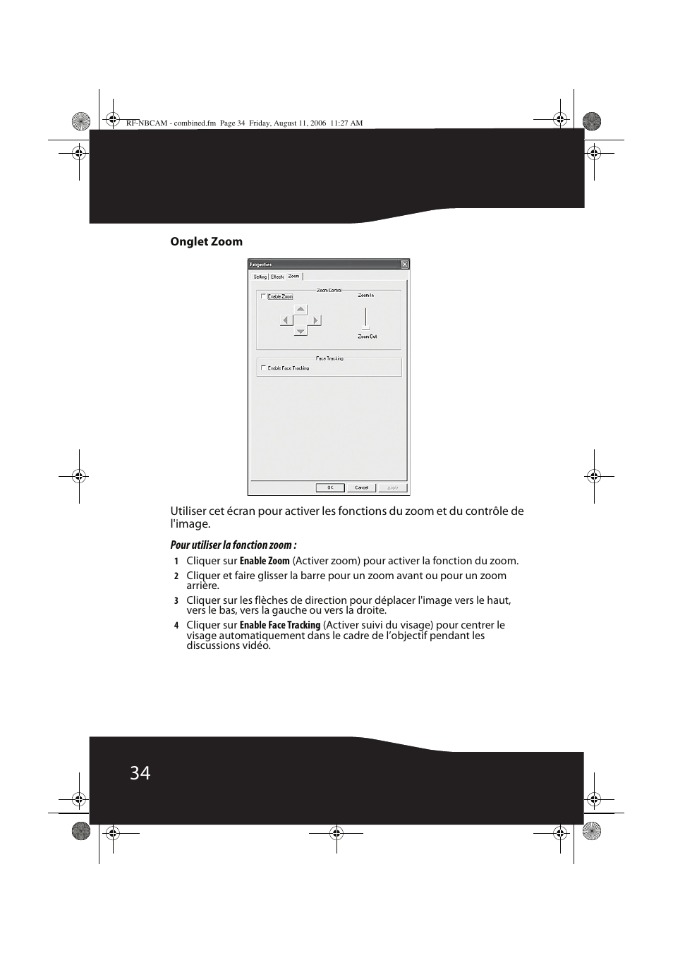 RocketFish RF-NBCAM User Manual | Page 34 / 62