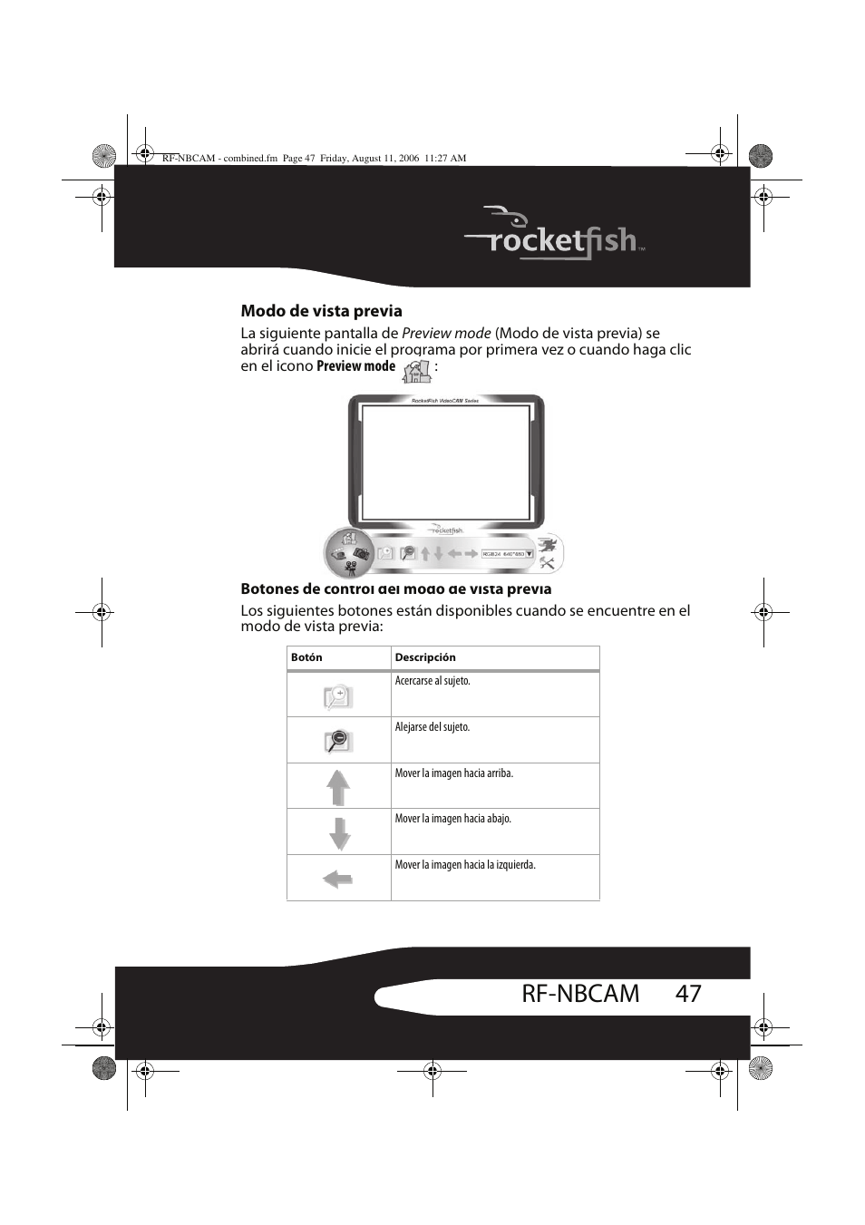 47 rf-nbcam | RocketFish RF-NBCAM User Manual | Page 47 / 62