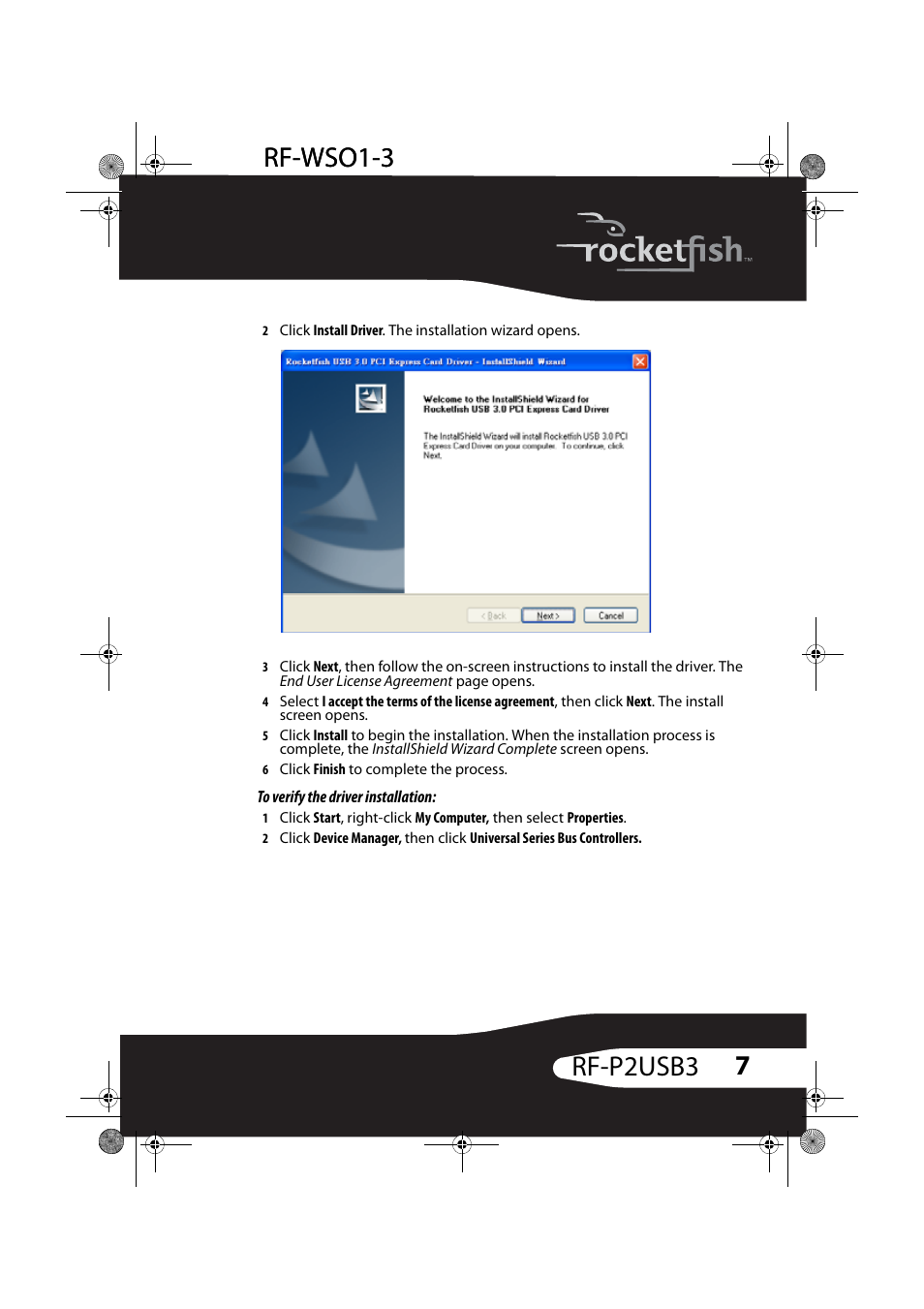 RocketFish RF-P2USB3 User Manual | Page 7 / 15
