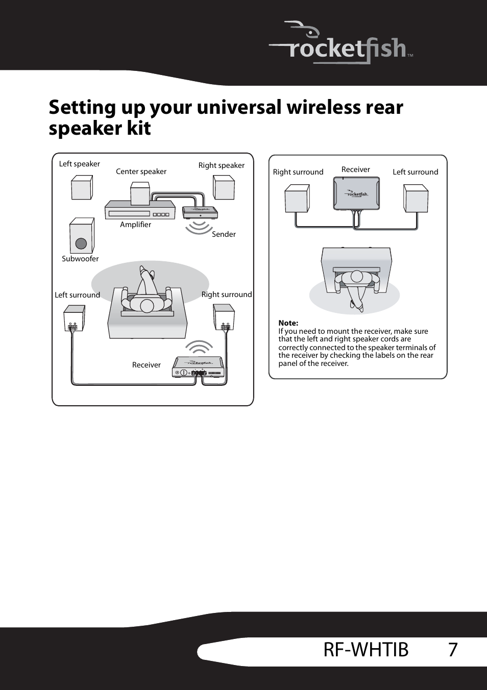 RocketFish RF-WHTIB User Manual | Page 7 / 20