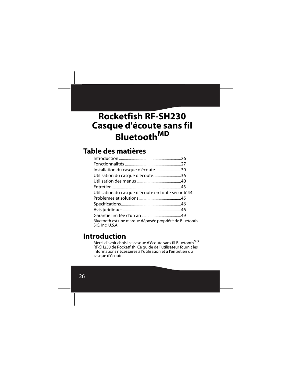RocketFish RF-SH230 User Manual | Page 26 / 80