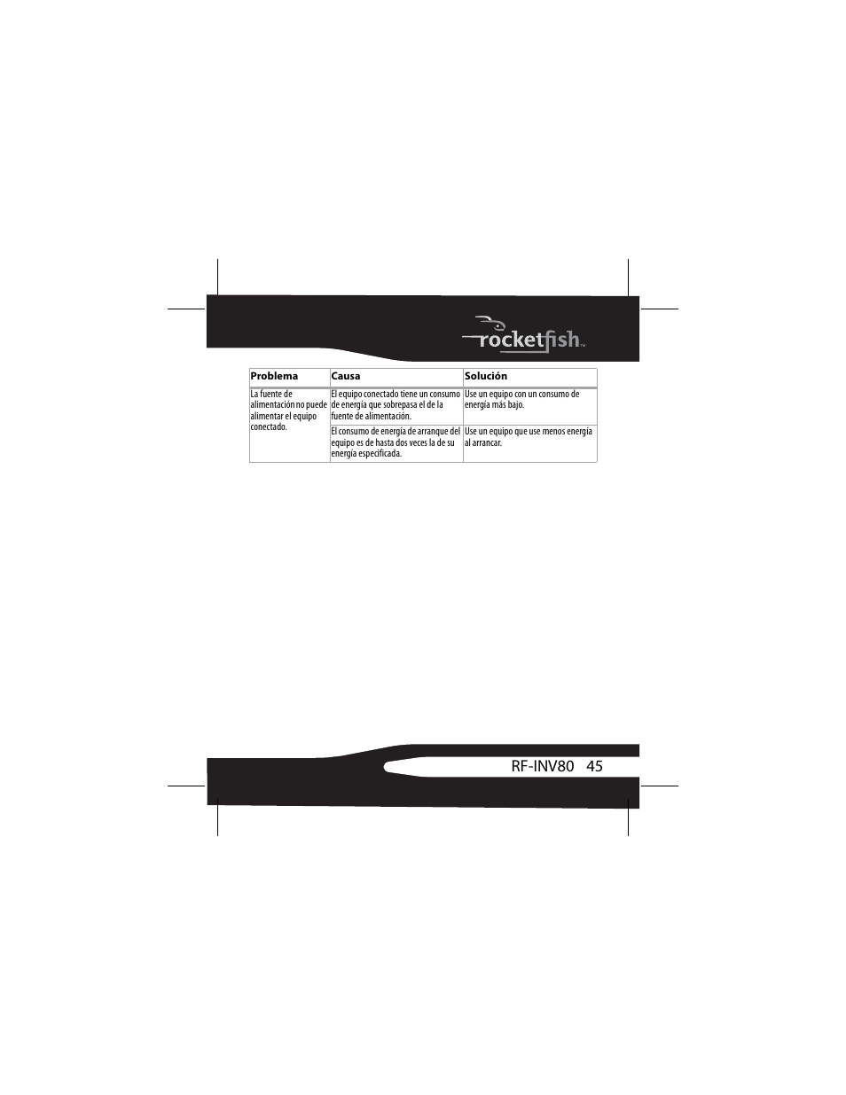 45 rf-inv80 | RocketFish 3RF-INV80 User Manual | Page 45 / 56
