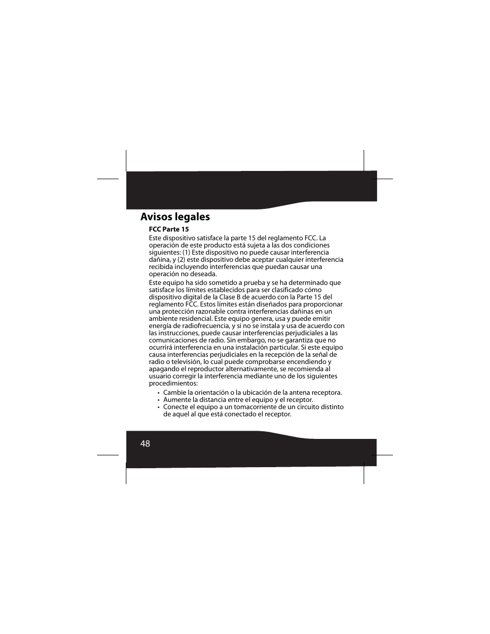 Avisos legales | RocketFish 3RF-INV80 User Manual | Page 48 / 56