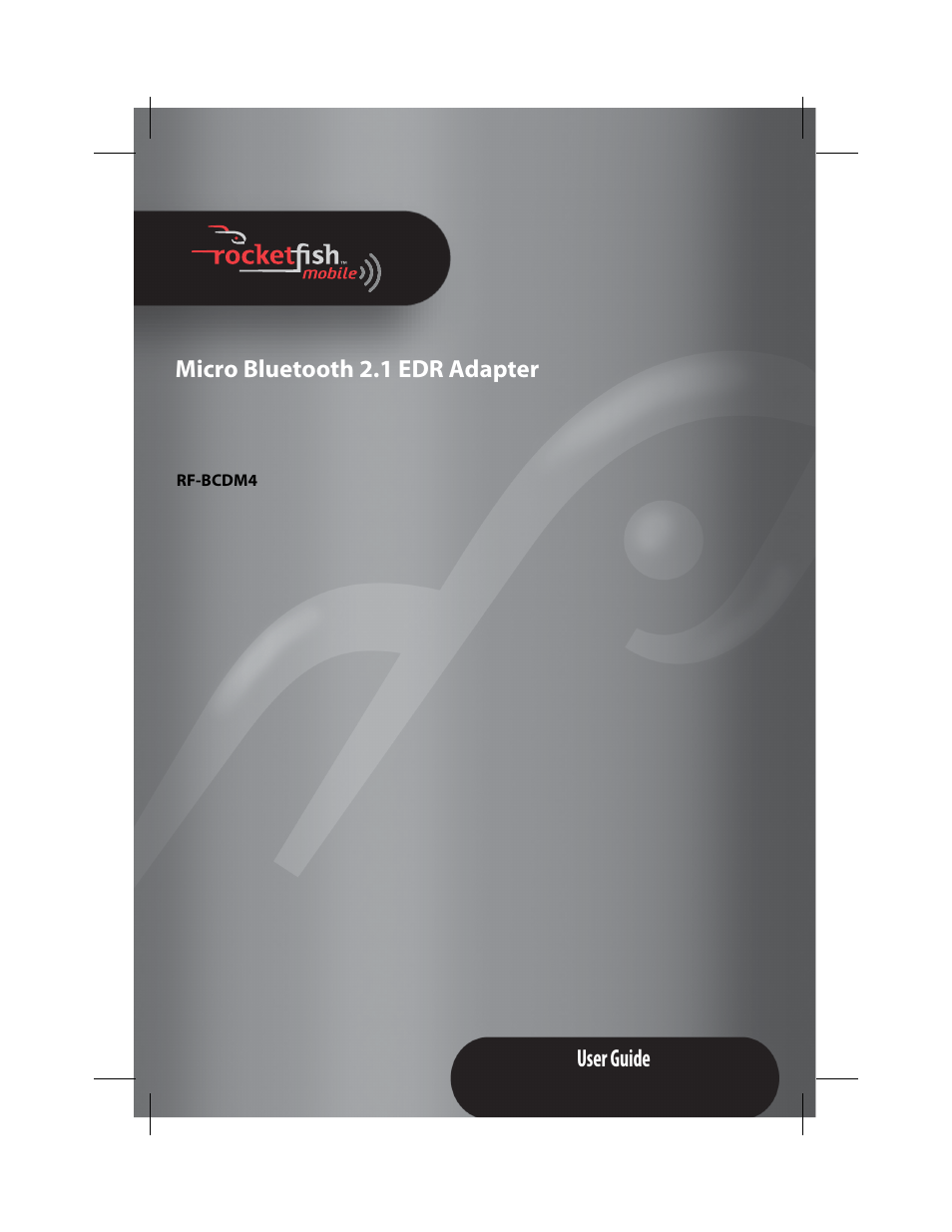 RocketFish RF-BCDM4 User Manual | 40 pages