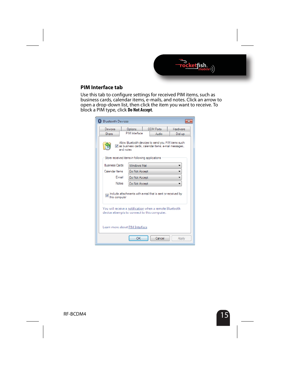 RocketFish RF-BCDM4 User Manual | Page 15 / 40