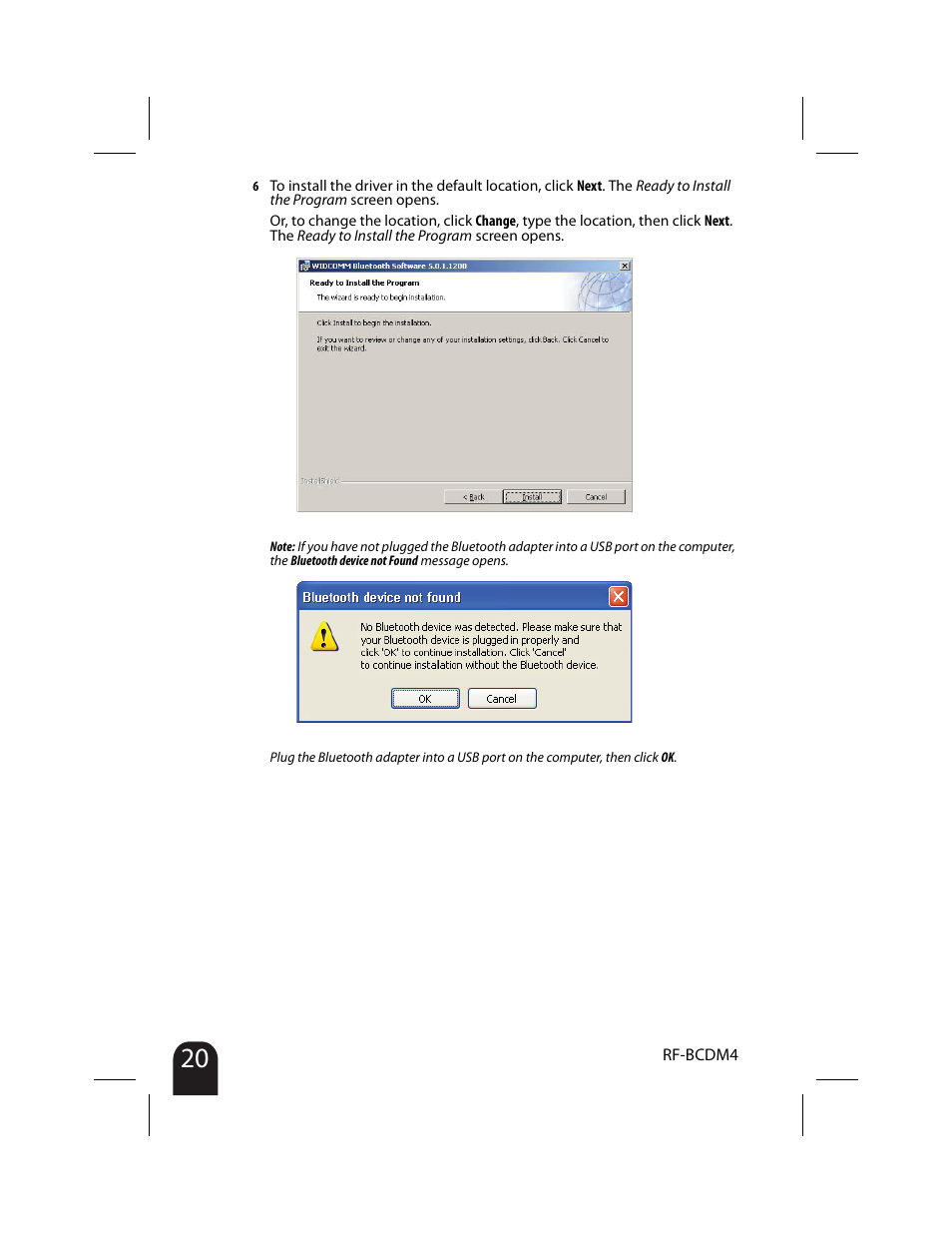 RocketFish RF-BCDM4 User Manual | Page 20 / 40
