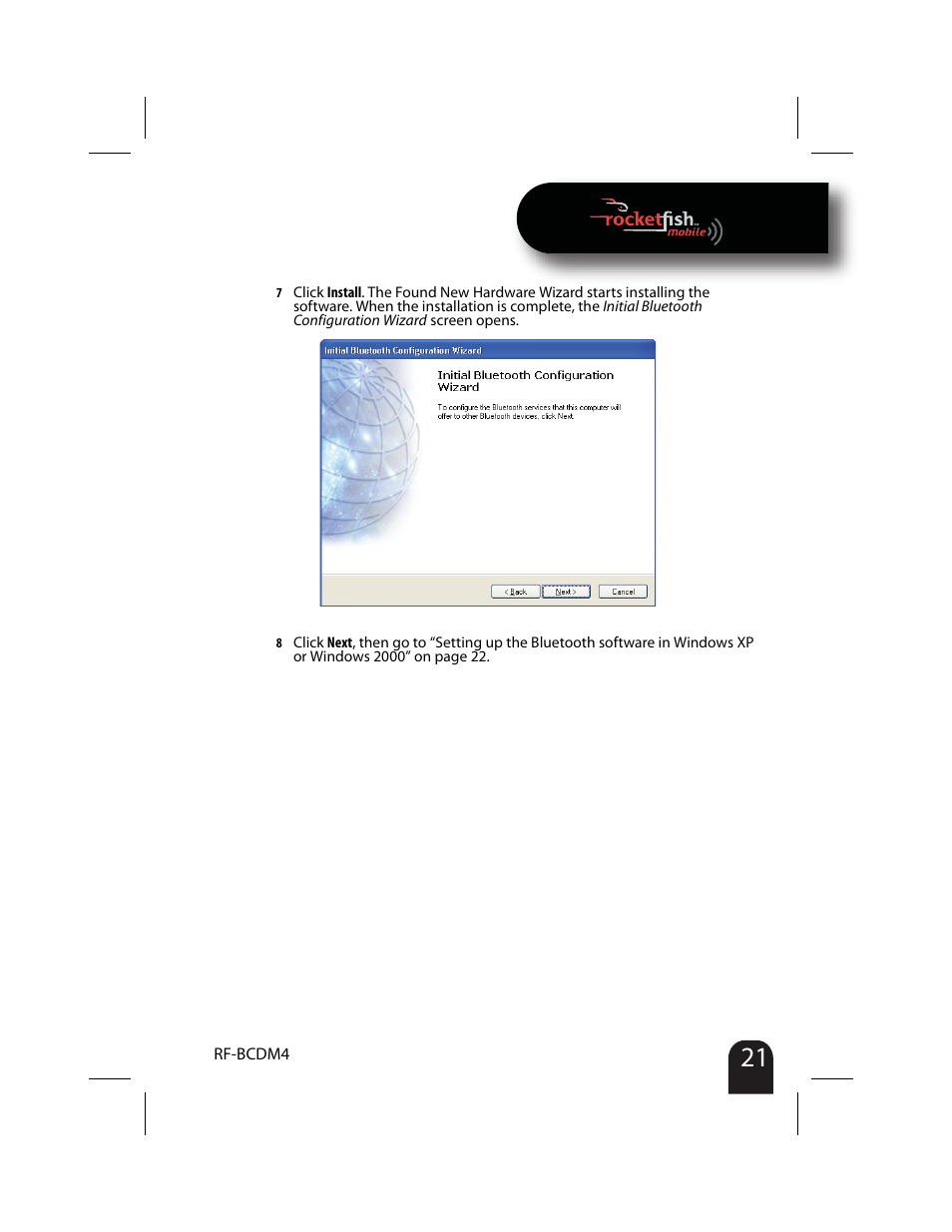RocketFish RF-BCDM4 User Manual | Page 21 / 40