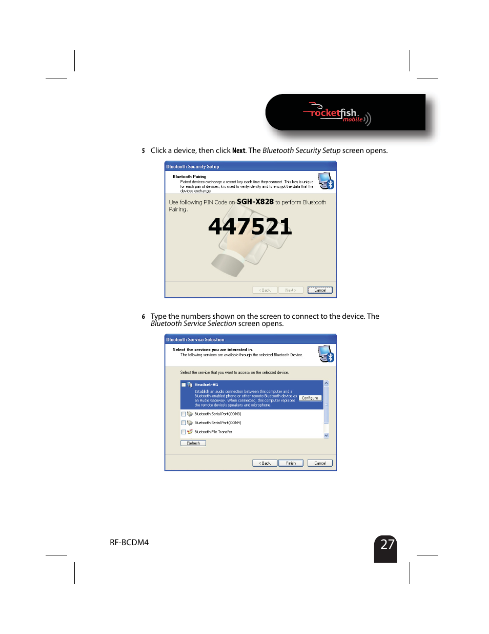 RocketFish RF-BCDM4 User Manual | Page 27 / 40