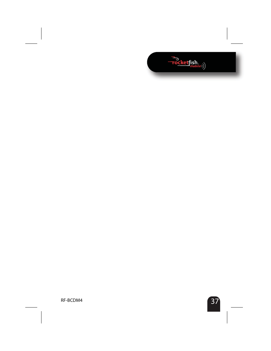 RocketFish RF-BCDM4 User Manual | Page 37 / 40