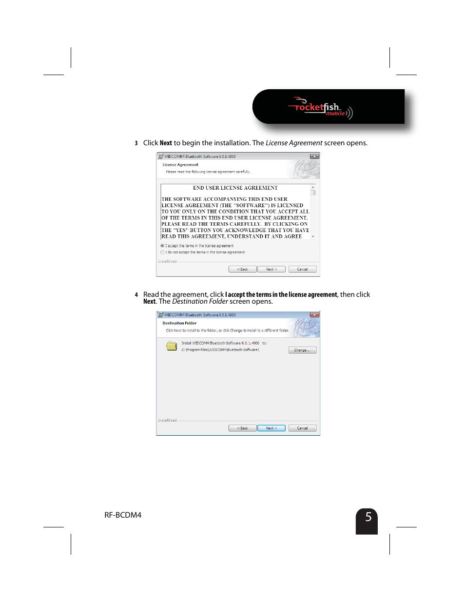 RocketFish RF-BCDM4 User Manual | Page 5 / 40