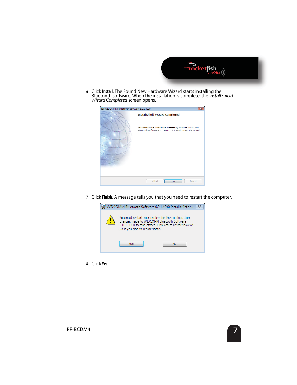 RocketFish RF-BCDM4 User Manual | Page 7 / 40