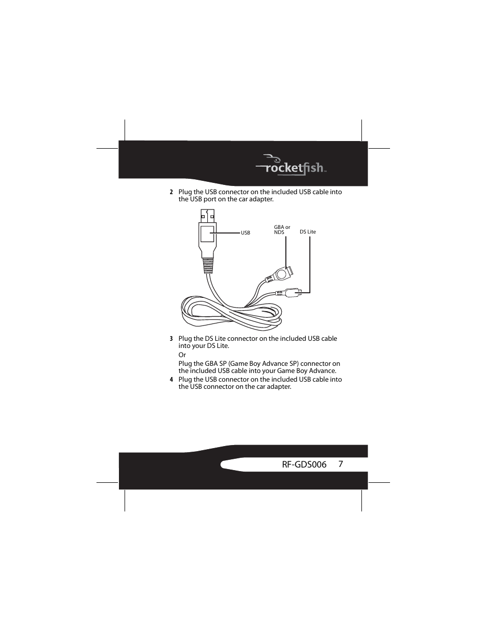 7rf-gds006 | RocketFish DS Lite RF-GDS006 User Manual | Page 7 / 16