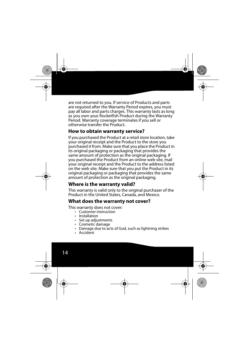 RocketFish ROCKETBOOST RF-RBCARD User Manual | Page 14 / 20