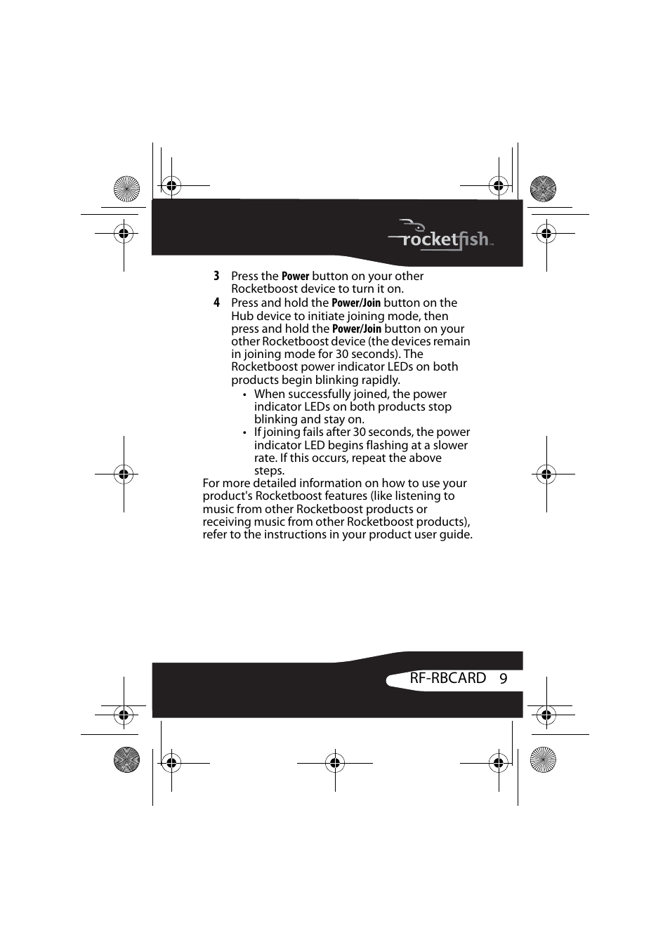 RocketFish ROCKETBOOST RF-RBCARD User Manual | Page 9 / 20