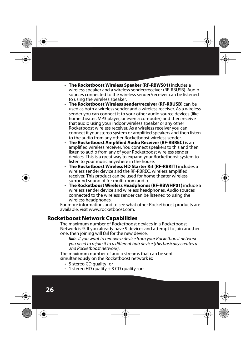 Rocketboost network capabilities | RocketFish RF-RBUSB User Manual | Page 26 / 35