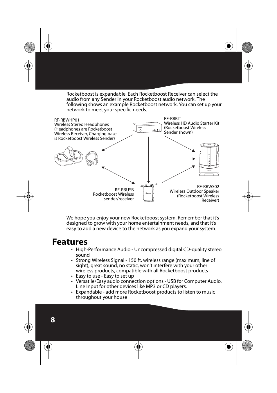 Features | RocketFish RF-RBUSB User Manual | Page 8 / 35