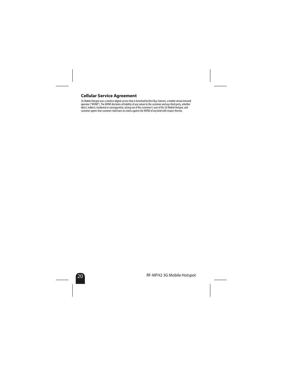 RocketFish RF-MFH2 User Manual | Page 20 / 24