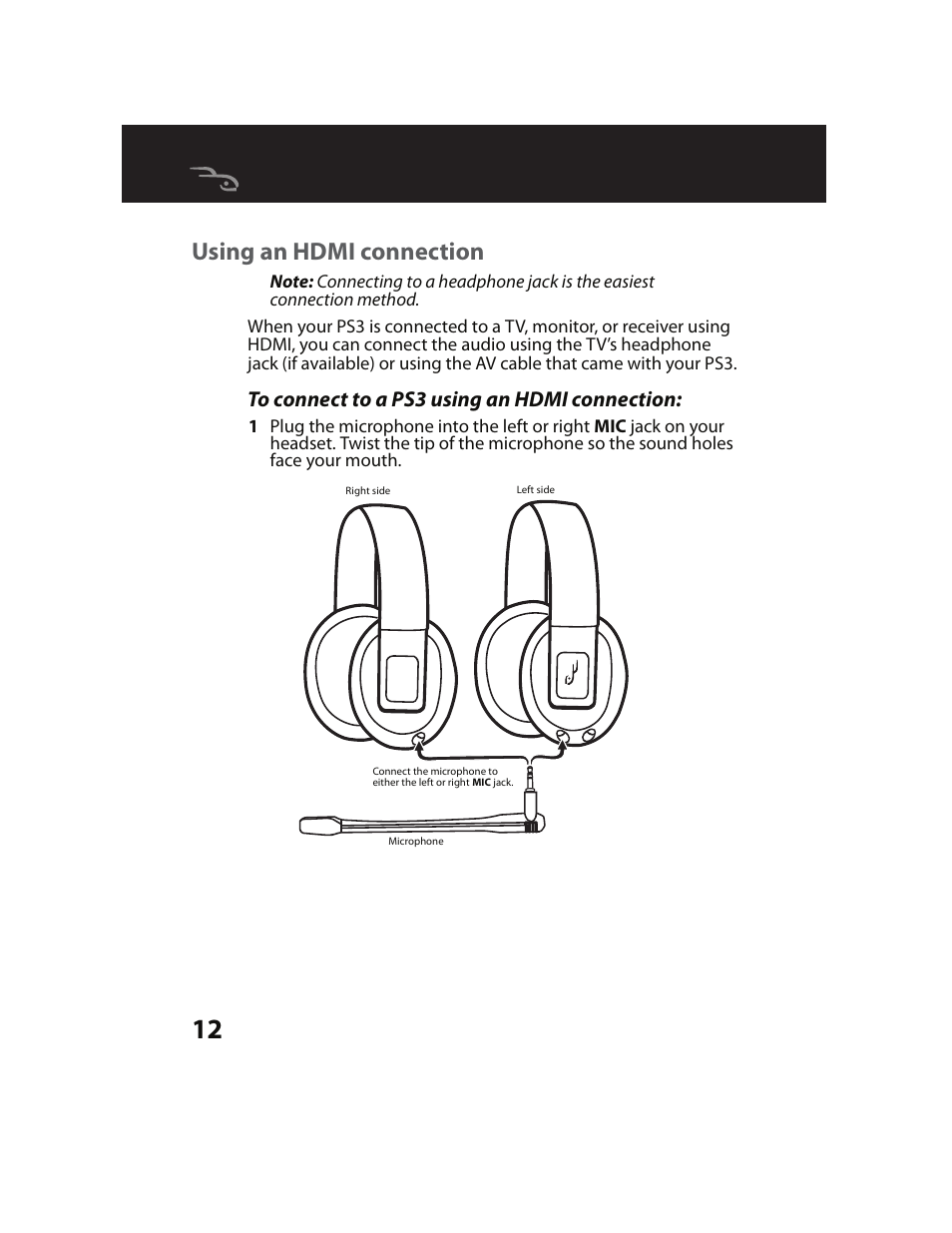 Using an hdmi connection, See “using an hdmi connection | RocketFish RF-GUV1201 User Manual | Page 12 / 32