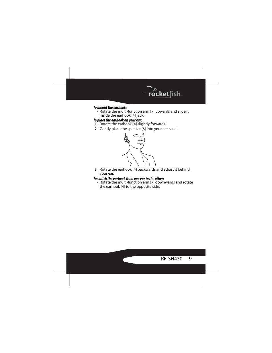 RocketFish RF-SH430 User Manual | Page 9 / 88