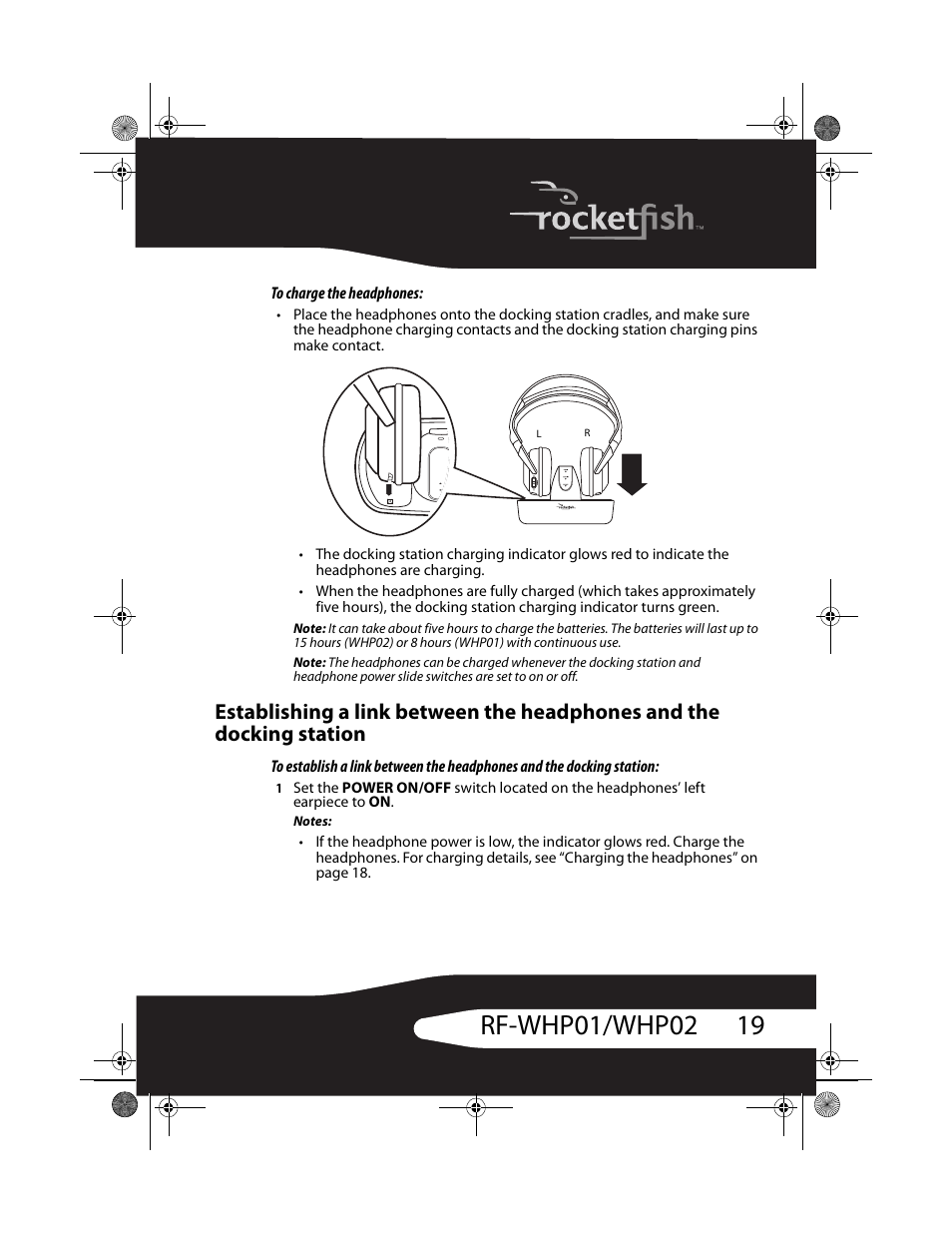 RocketFish RF-WHP01 User Manual | Page 19 / 92
