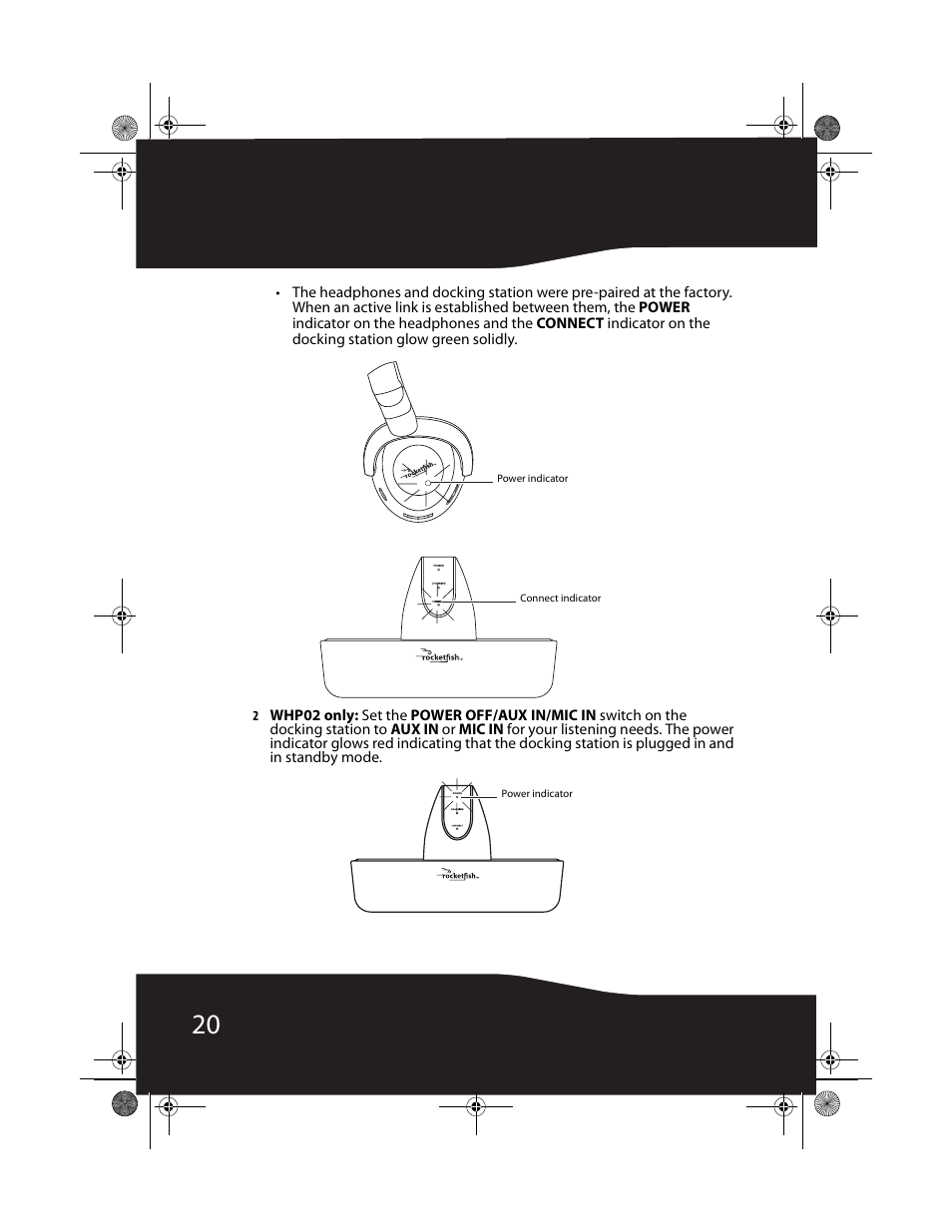 RocketFish RF-WHP01 User Manual | Page 20 / 92