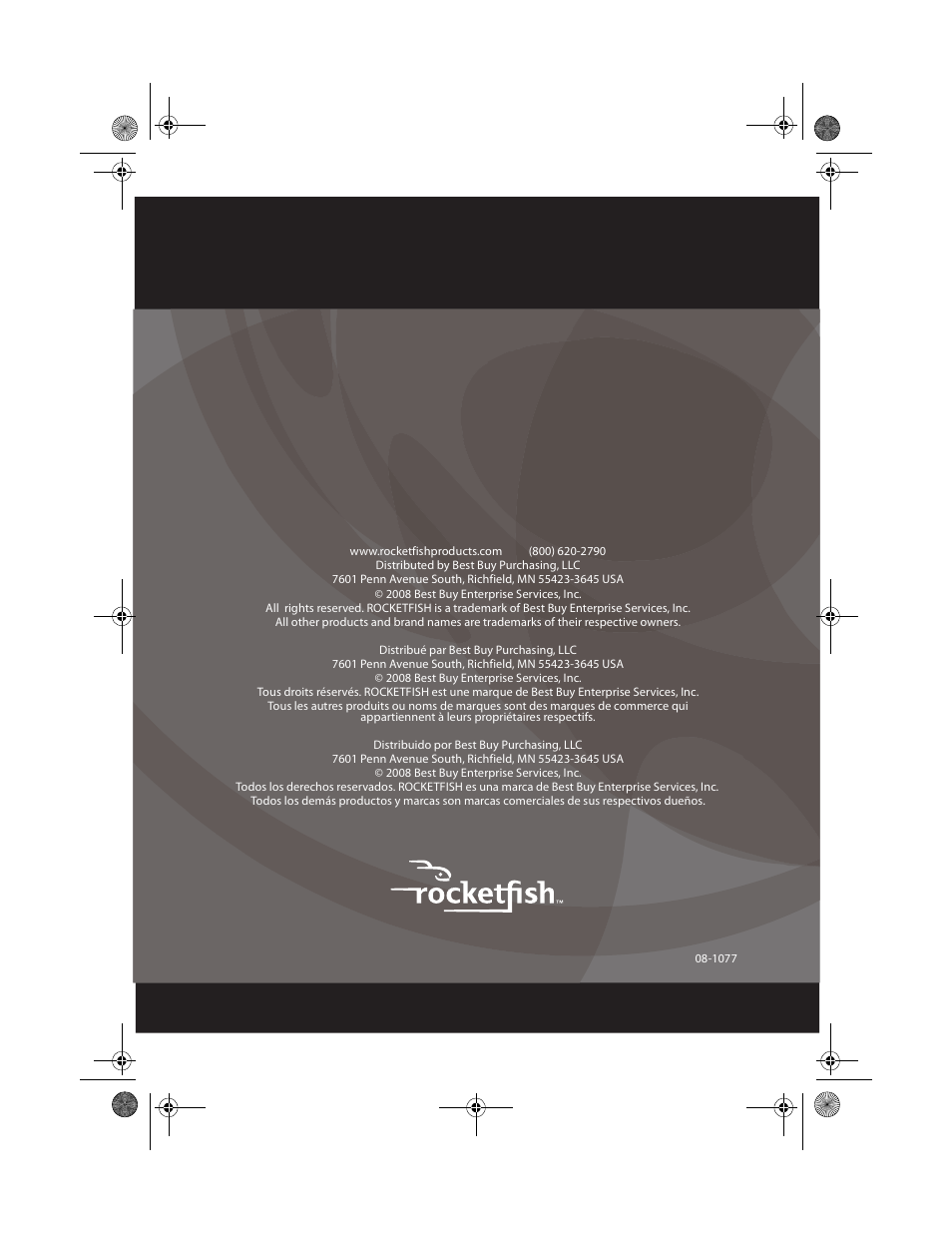 RocketFish RF-WHP01 User Manual | Page 92 / 92