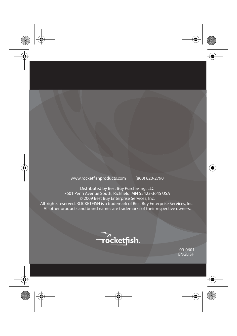 RocketFish RF-BPRAC3 User Manual | Page 16 / 16