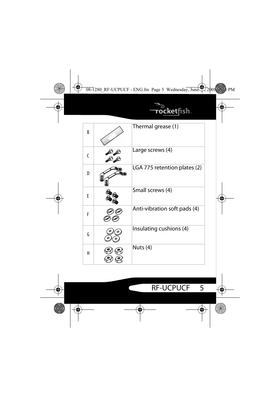 5rf-ucpucf | RocketFish RF-UCPUCF User Manual | Page 5 / 24