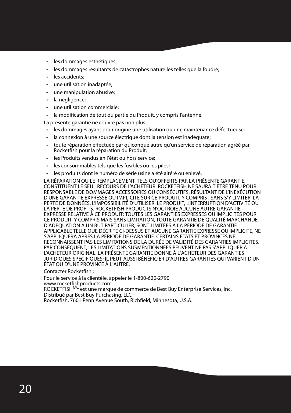 RocketFish RF-2990 User Manual | Page 22 / 34