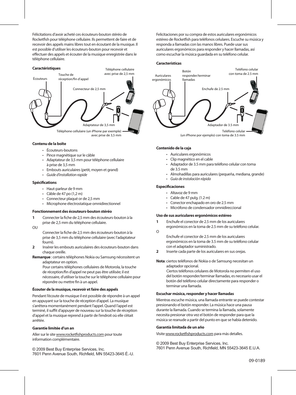 RocketFish RF-KNJ2 User Manual | Page 2 / 2