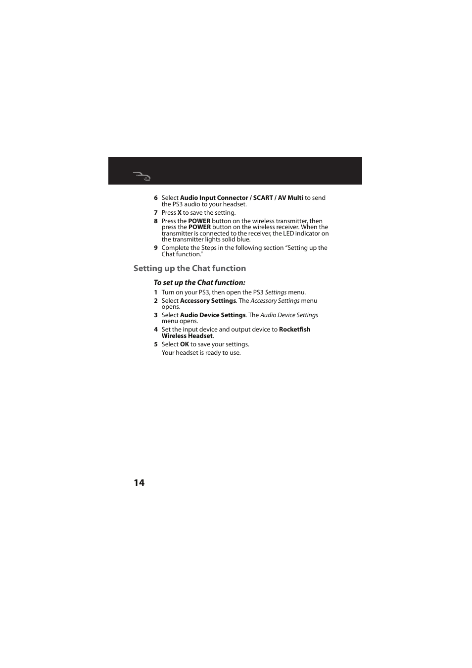 Setting up the chat function | RocketFish RF-GUV1202 User Manual | Page 14 / 36