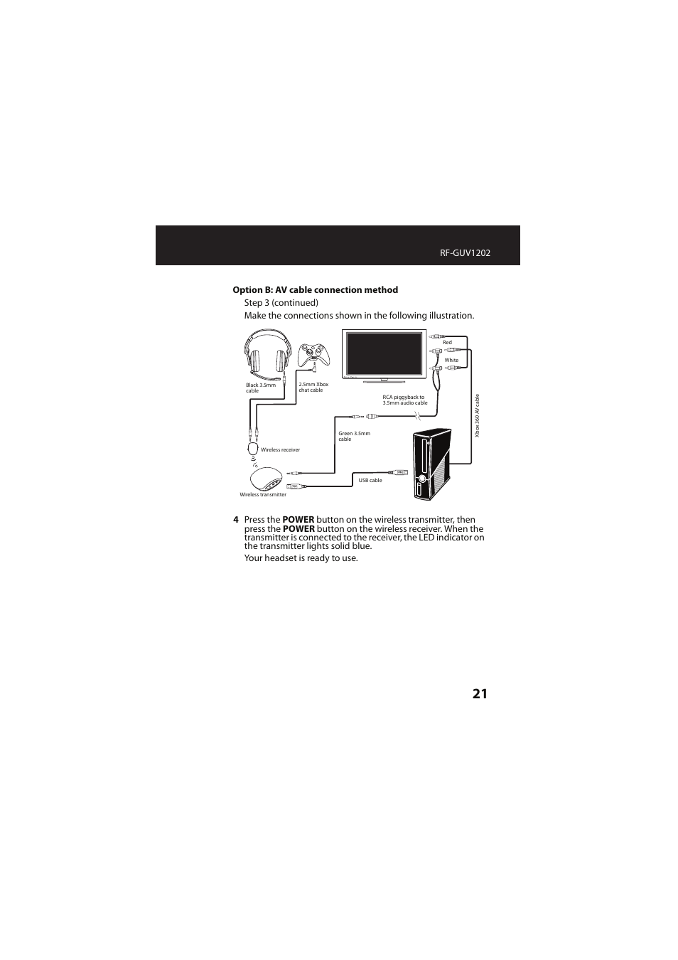 Mute source | RocketFish RF-GUV1202 User Manual | Page 21 / 36