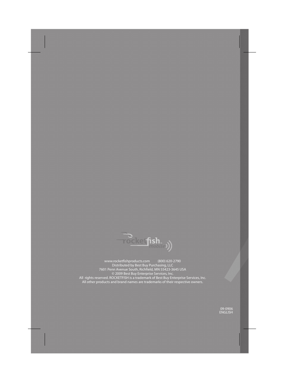 RocketFish RF-HV3 User Manual | Page 18 / 18