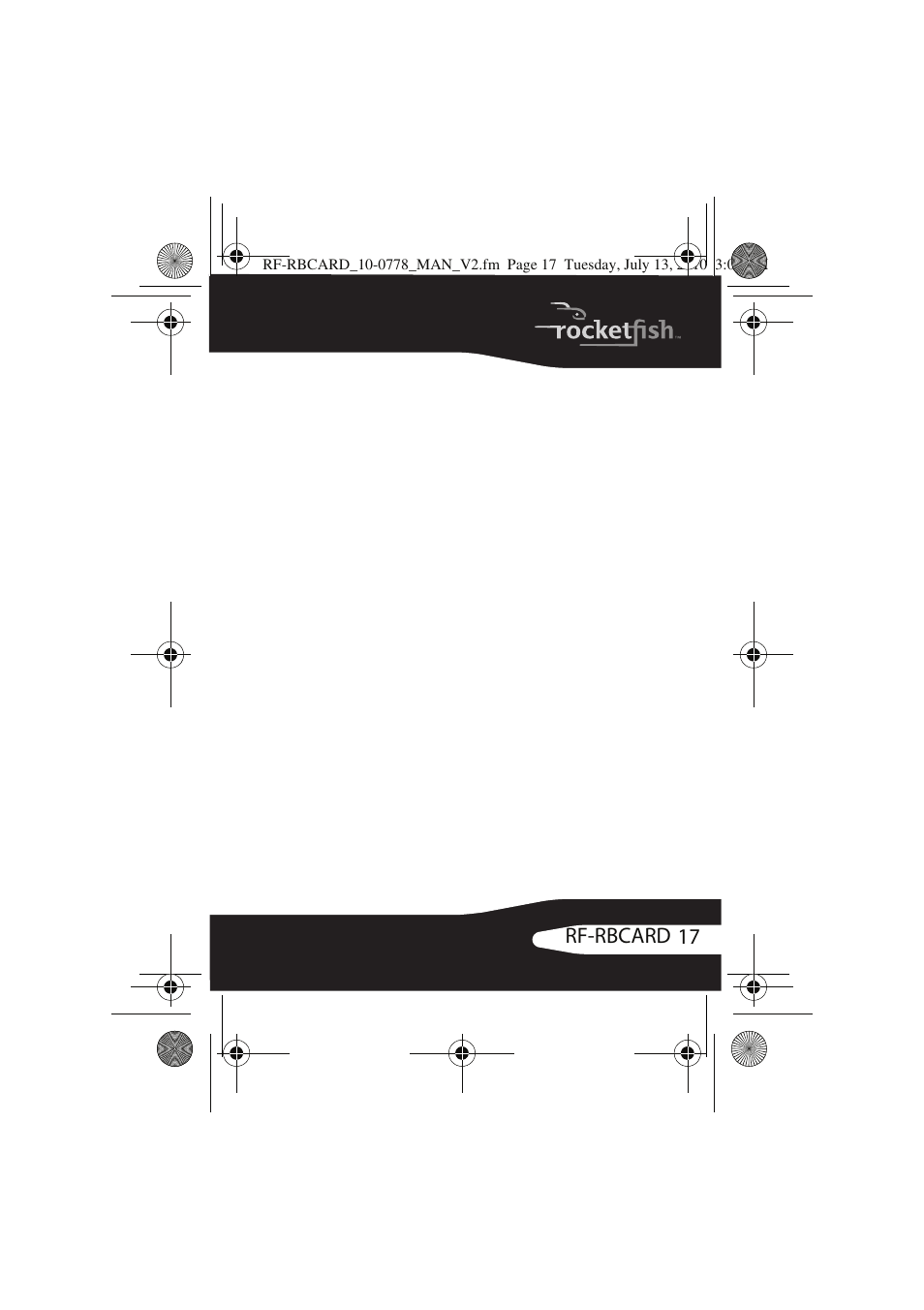 RocketFish RF-RBCARD User Manual | Page 17 / 20