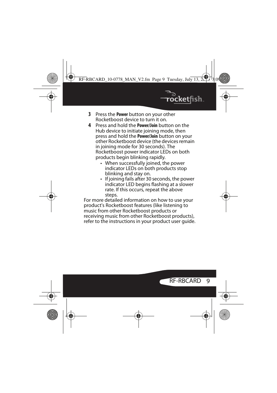RocketFish RF-RBCARD User Manual | Page 9 / 20