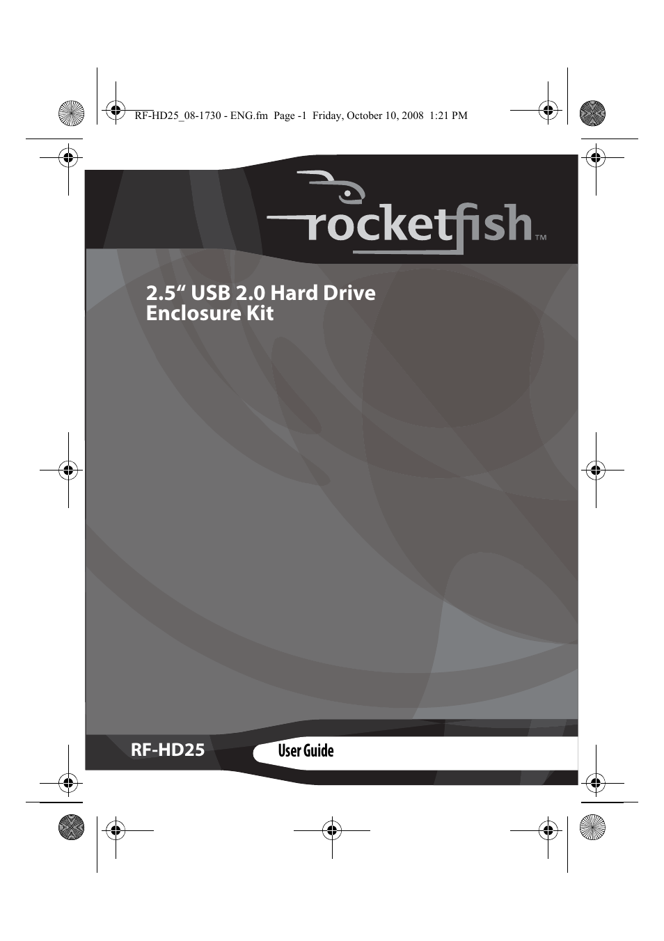 RocketFish RF-HD25 User Manual | 36 pages