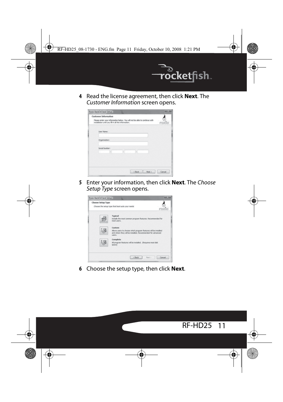 11 rf-hd25 | RocketFish RF-HD25 User Manual | Page 13 / 36
