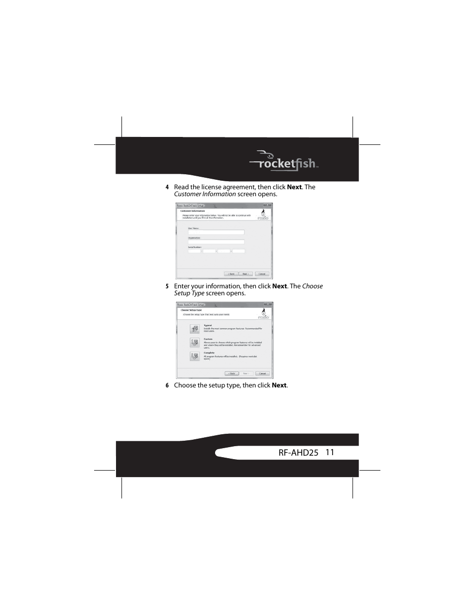 RocketFish RF-AHD25 User Manual | Page 11 / 96