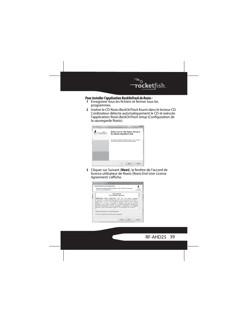 RocketFish RF-AHD25 User Manual | Page 39 / 96