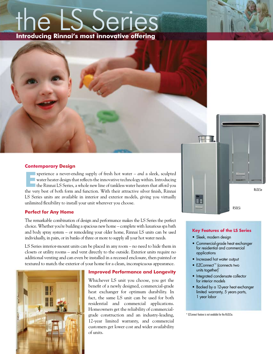 The ls series | Rinnai R98LS User Manual | Page 3 / 6