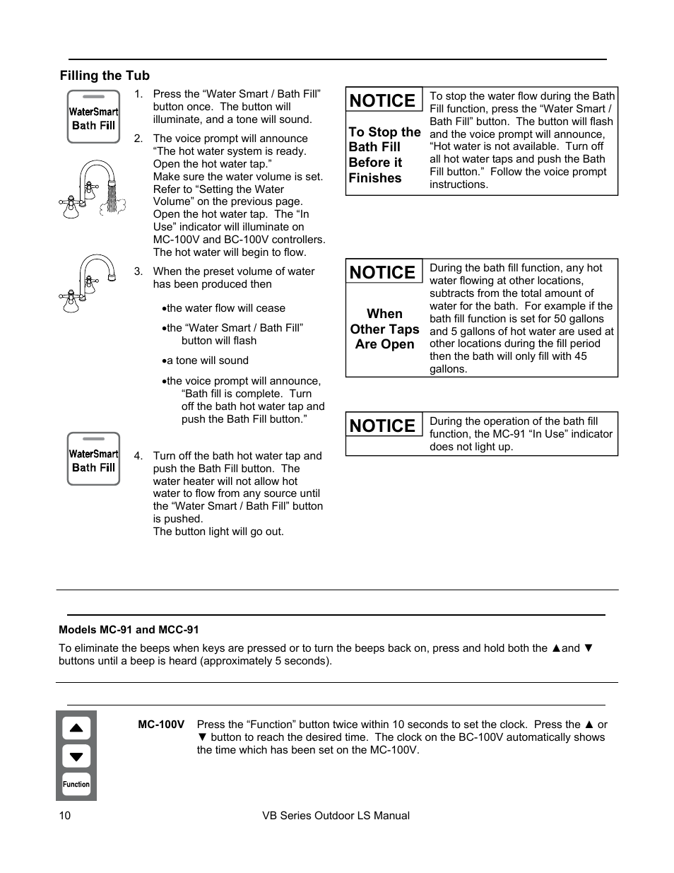 Notice | Rinnai RL75E User Manual | Page 10 / 60