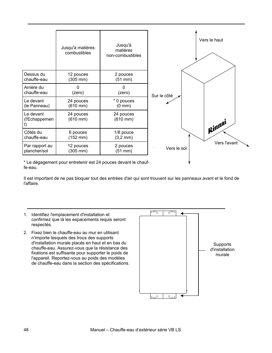 Rinnai RL75E User Manual | Page 48 / 60