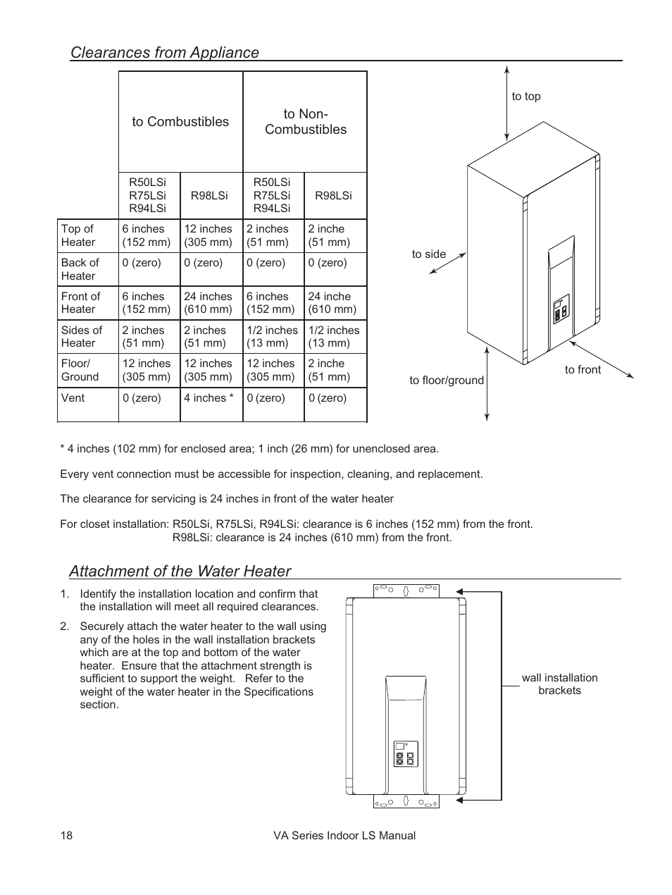 Rinnai REU-VA3237FFU User Manual | Page 18 / 44