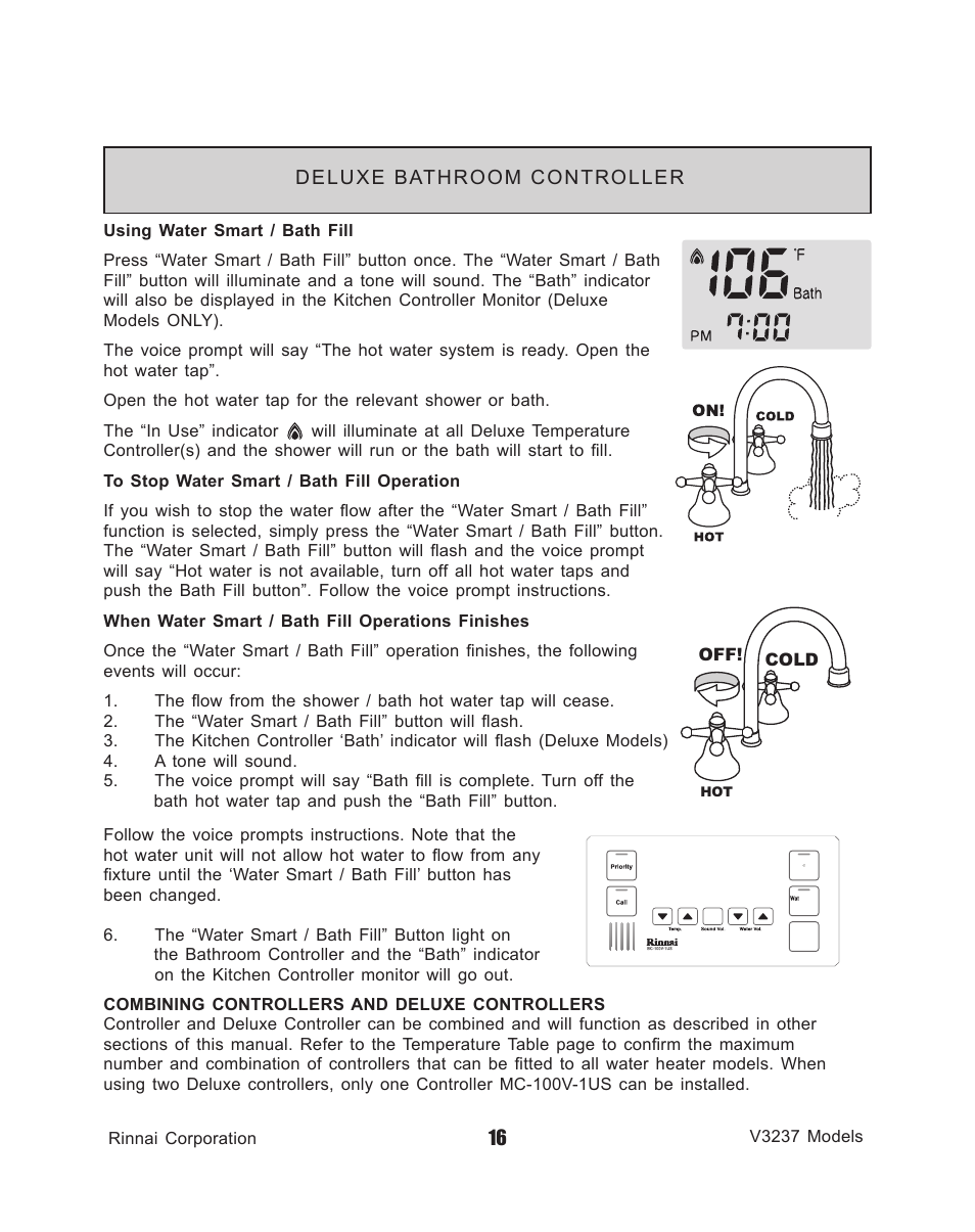 Rinnai V3237FFU User Manual | Page 16 / 52