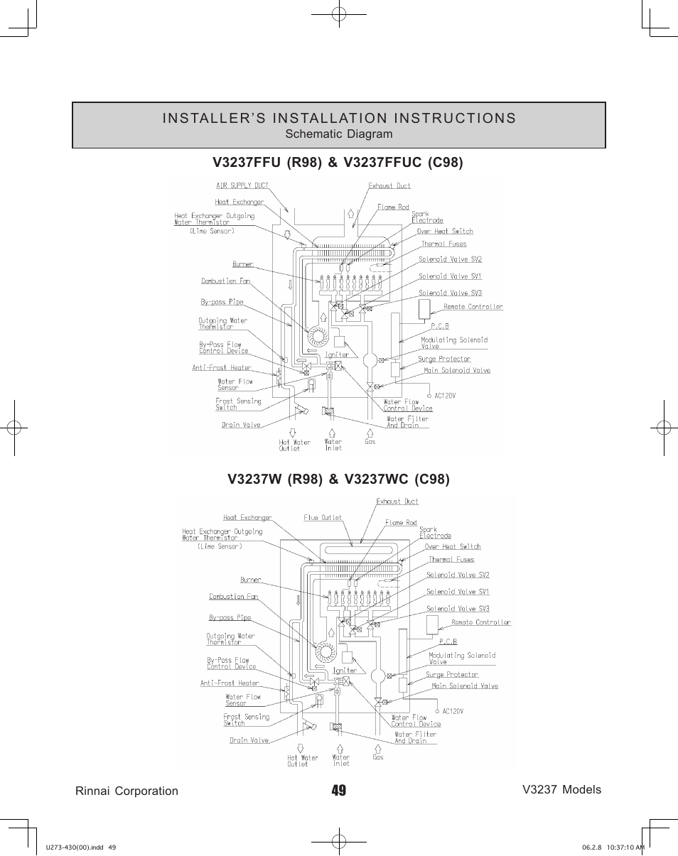 Rinnai V3237FFU User Manual | Page 49 / 52