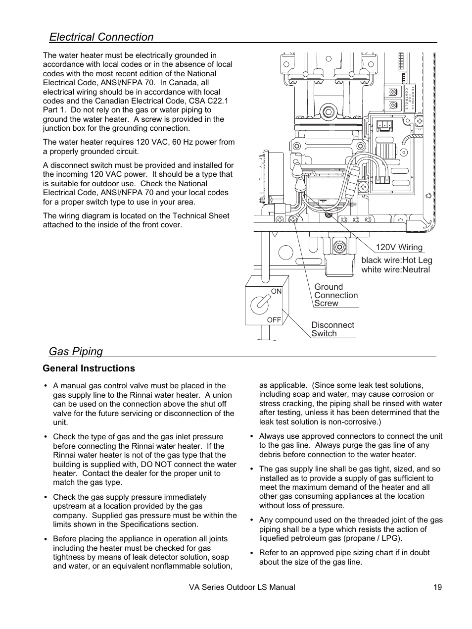 Rinnai R94LSE User Manual | Page 19 / 40