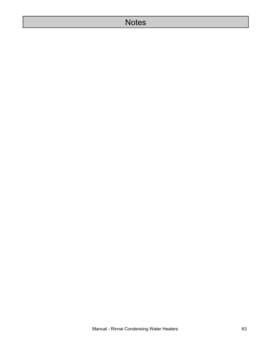 Rinnai RC98HPE User Manual | Page 63 / 64